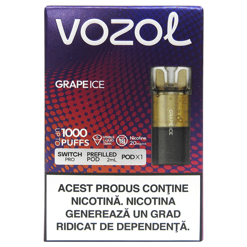 VOZOL CARTUS TIGARA ELECTRONICA SWITCH PRO GRAPE ICE