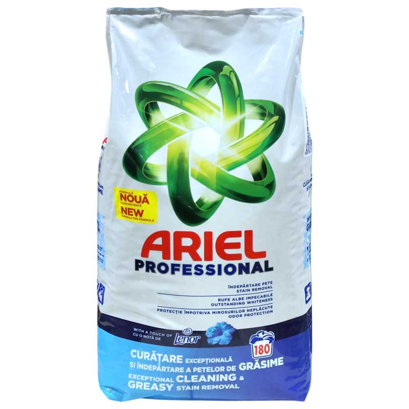 Ariel Professional Detergent Rufe Pudra 11.7Kg Touch Of Lenor 180Spalari