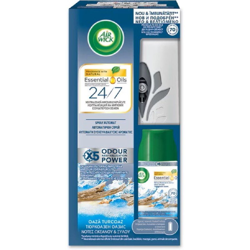 AIRWICK ODORIZANT AP+REZ 250ML LIFE SCENTS TURQUOISE OASIS