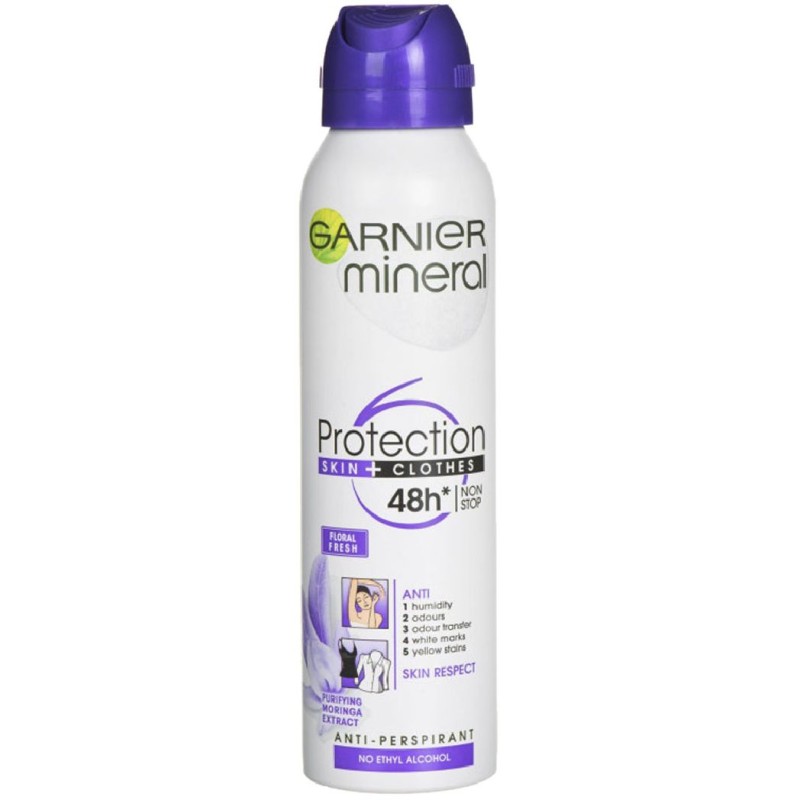 GARNIER ANTIPERSPIRANT DEO 150ML MINERAL PROTECTION SOFT