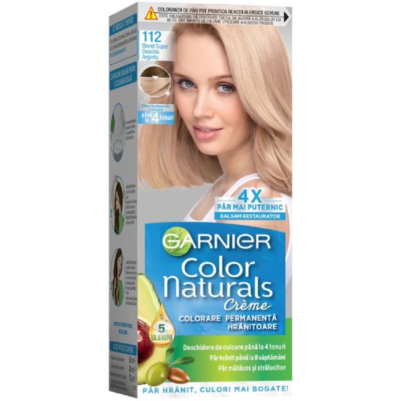 GARNIER COLOR NATURALS VOPSEA PAR 112 ANTARCTIC SILVER BLONDE