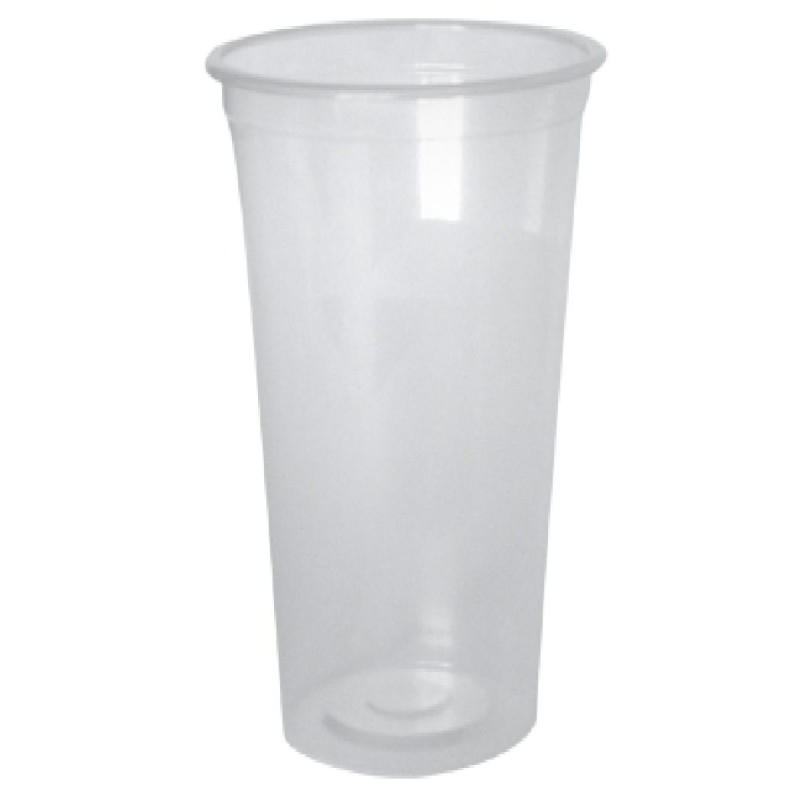 PAHAR PLASTIC TRANSPARENT SAFIR 400ML 50BUC/SET