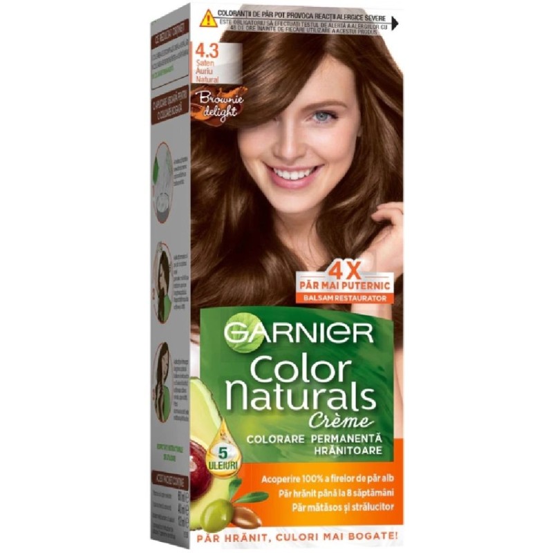 GARNIER COLOR NATURALS VOPSEA PAR 4/3 SATEN AURIU