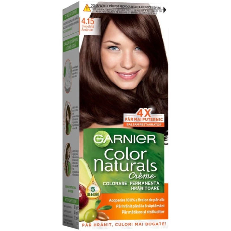 GARNIER COLOR NATURALS VOPSEA PAR 4/15 CIOCOLATA AMARUIE