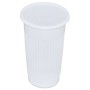 PAHAR PLASTIC ALB SAFIR 100ML 100BUC/SET