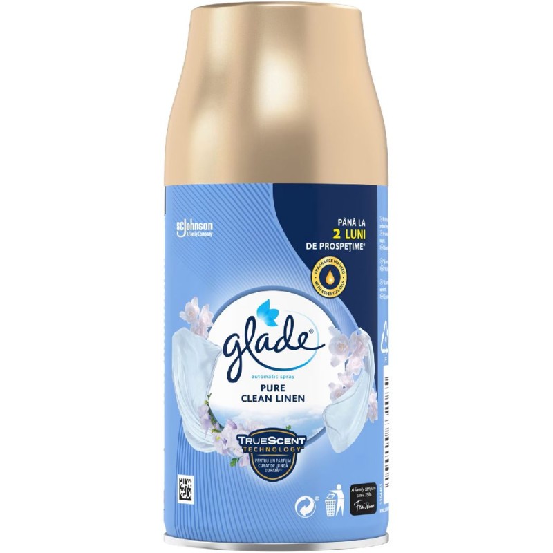 GLADE ODORIZANT CAMERA REZERVA 269ML CLEAN LINEN