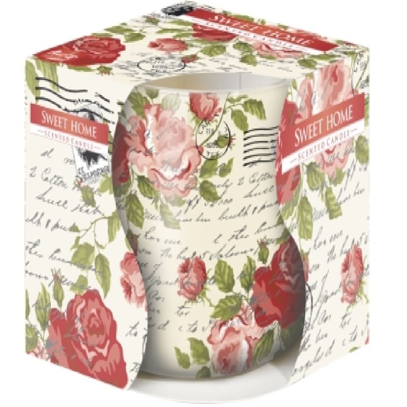 LUMANARE PARFUMATA IN PAHAR IMPRIMAT SN71S-11 SWEET HOME