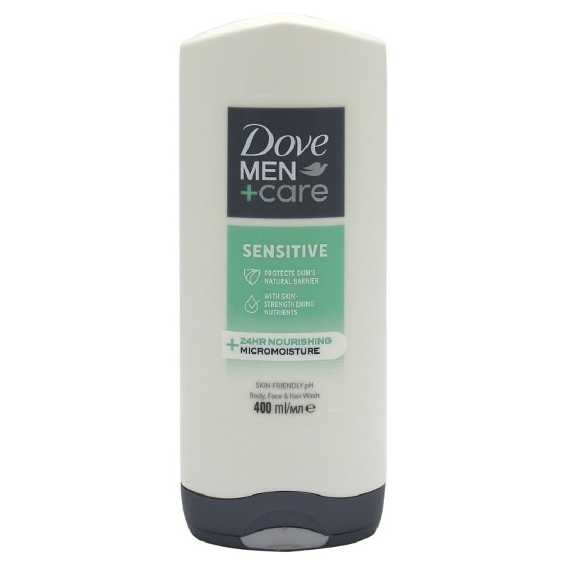 DOVE GEL DUS 400ML MEN SENSITIVE CLEAN