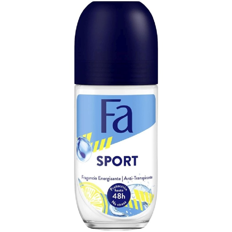 FA ANTIPERSPIRANT ROLL ON 50ML MEN SPORT