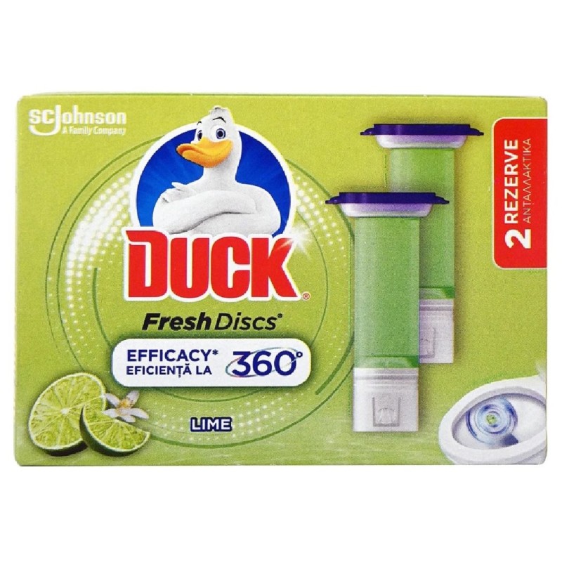 DUCK FRESH DISCS REZERVA 2X36ML TWIN LIME ZEST