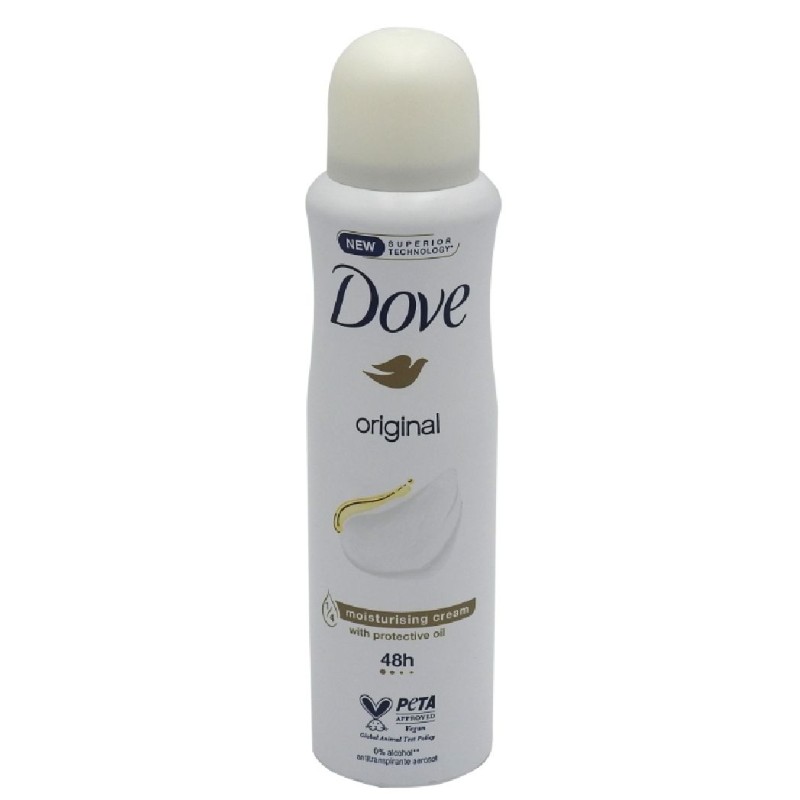 DOVE ANTIPERSPIRANT DEO 150ML ORIGINAL