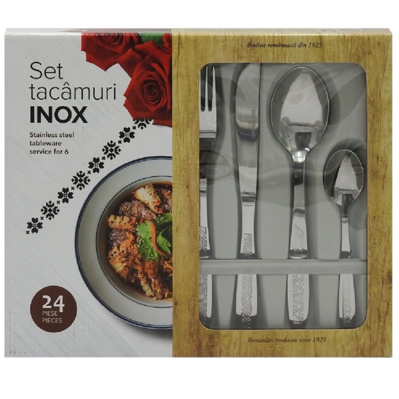 SET TACAMURI INOX ANA 24 PIESE ICOS