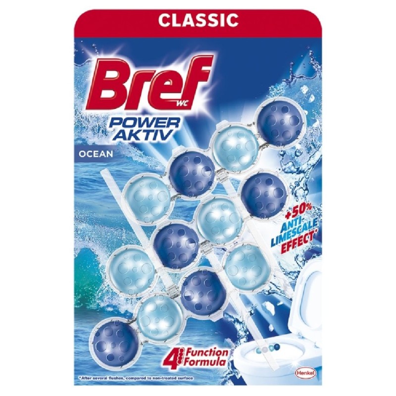 BREF ODORIZANT WC BILE POWER AKTIV 3X50G OCEAN