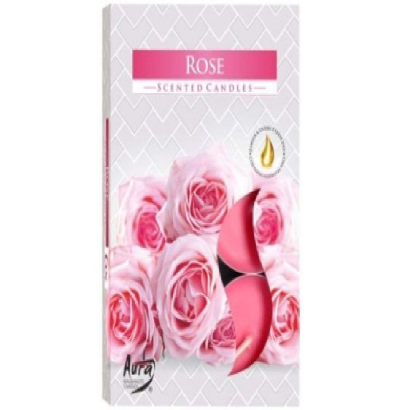 LUMANARE PASTILA PARFUMATA P15-78 ROSE 6BUC/SET