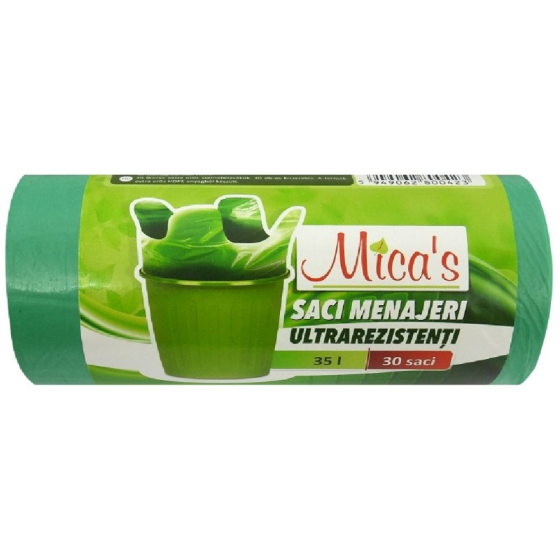 MICAS SACI MENAJERI ULTRAREZISTENTI 35L 30BUC
