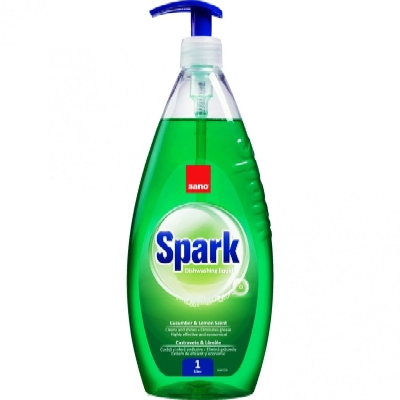 SANO DETERGENT VASE 1L SPARK CASTRAVETE LEMON