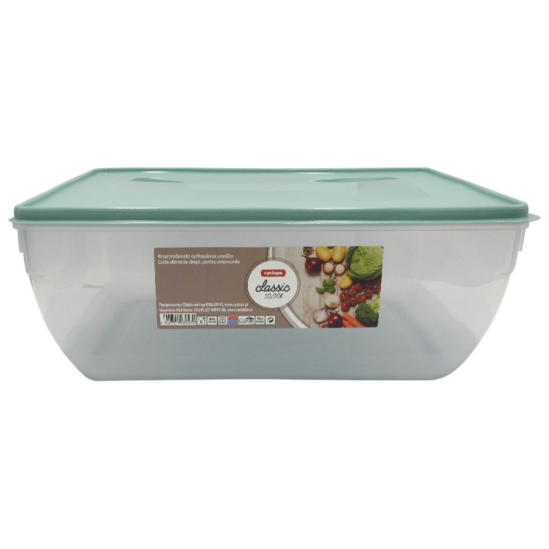 CUTIE ALIMENTE DREPTUNGHIULARA 10L