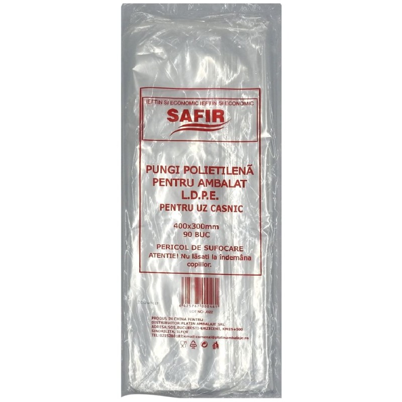 PUNGI CONGELATOR SAFIR 3KG 90BUC