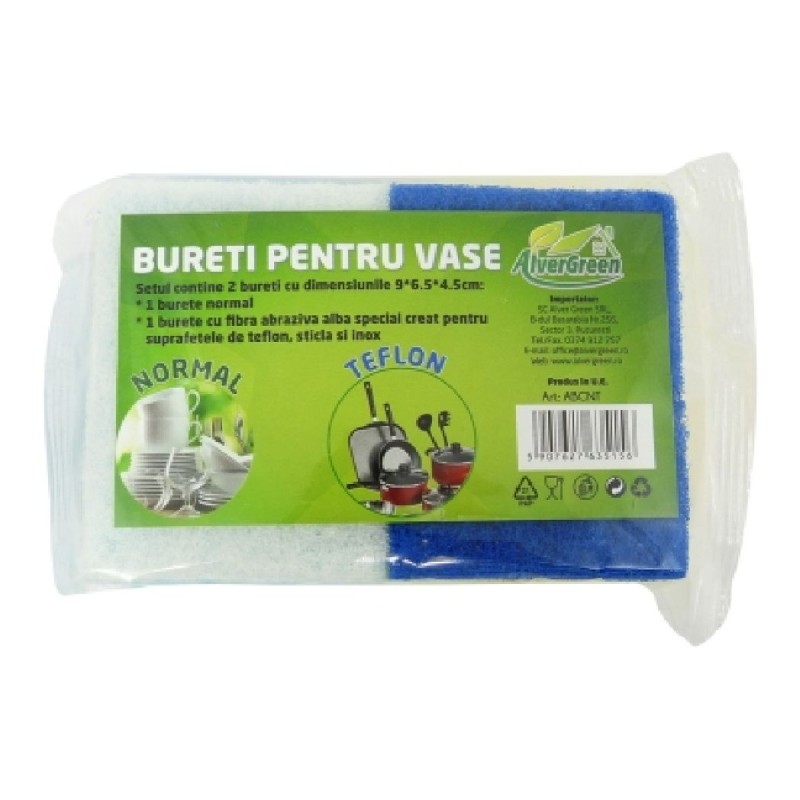 BURETI VASE CANELURA CU TEFLON 2BUC/SET