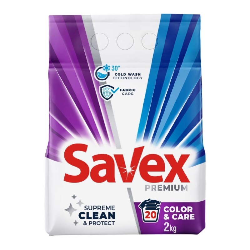 SAVEX DETERGENT RUFE AUTOMAT 2KG COLOR BRIGHTNESS