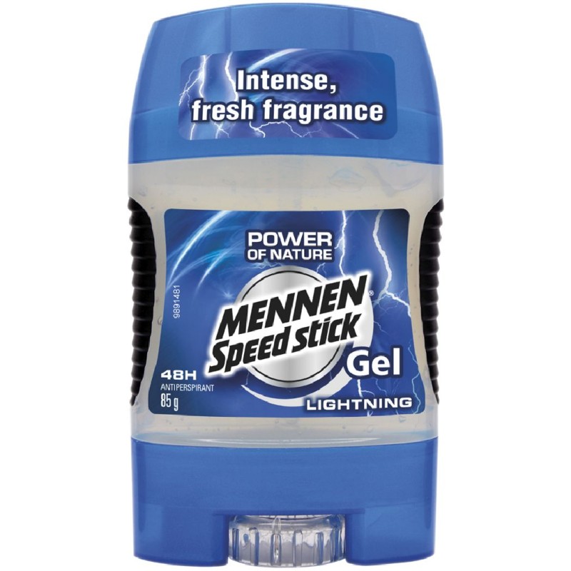 MENNEN SPEED STICK ANTIPERSPIRANT STICK 85G GEL LIGHTNING