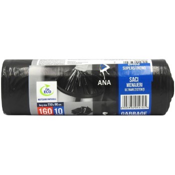 ANNA SACI MENAJ LDPE ULTRAREZISTENTI 160L 10BUC