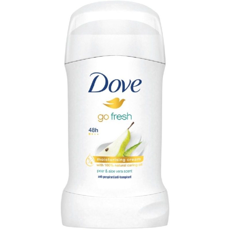 DOVE ANTIPERSPIRANT STICK 40ML PEAR ALOE VERA