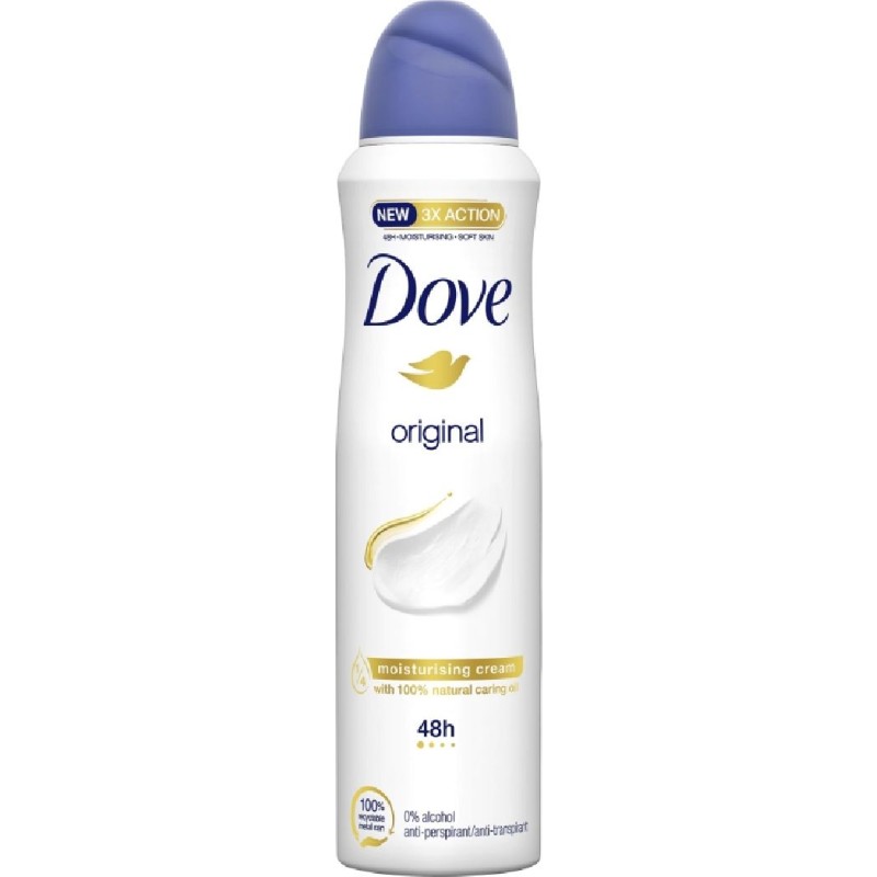 DOVE ANTIPERSPIRANT DEO 250ML ORIGINAL