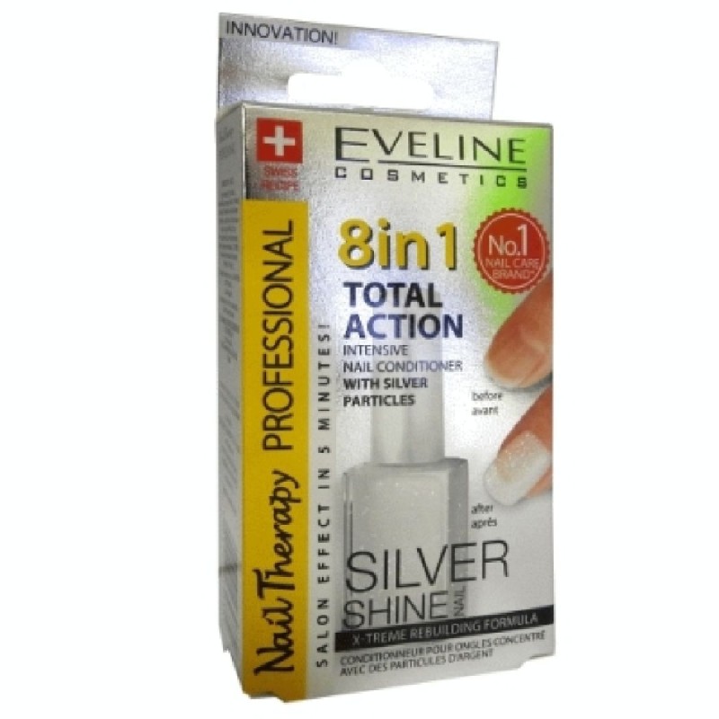 EVELINE NAIL THERAPY 8IN1 SILVER
