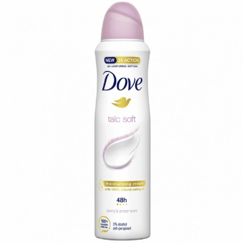 DOVE ANTIPERSPIRANT DEO 150ML TALC SOFT