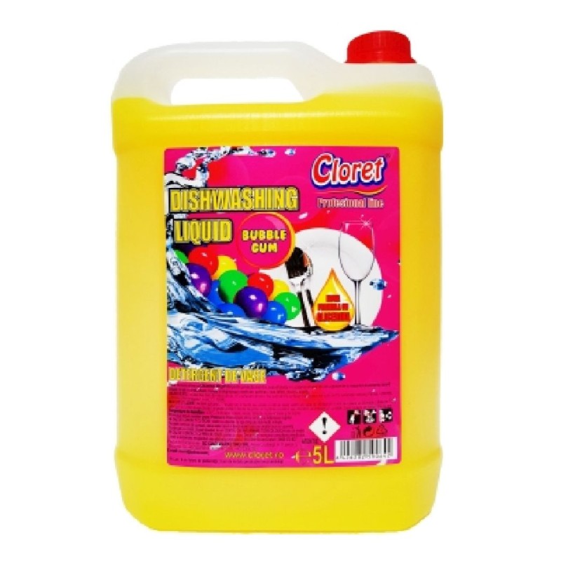 CLORET DETERGENT VASE 5L BUBBLE GUM