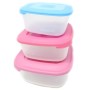 SET 3 CUTII ALIMENTE PATRATE 0.95L/1.5L/2.5L CRL