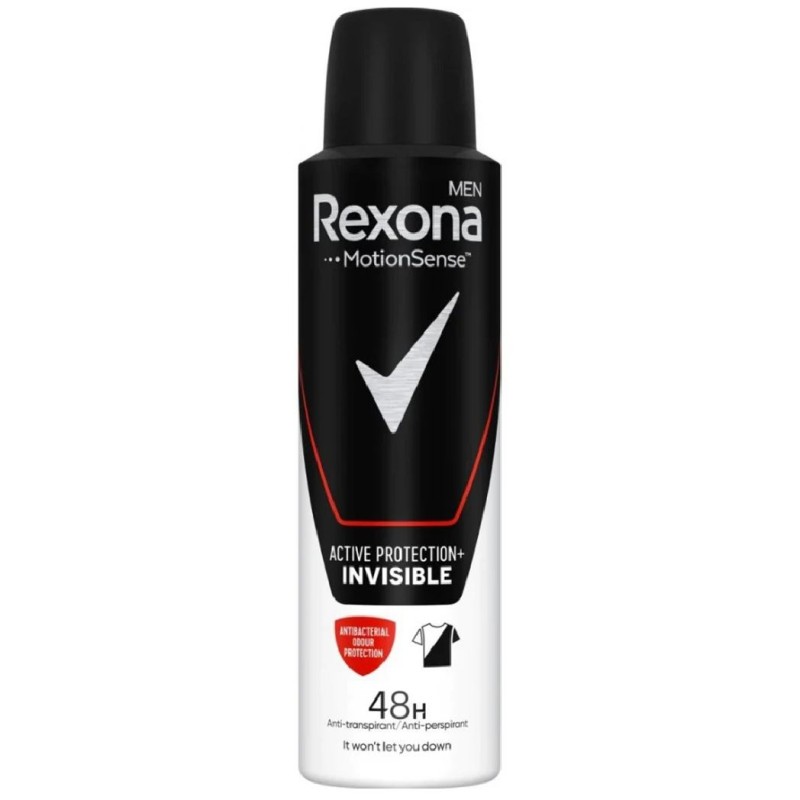 REXONA ANTIPERSPIRANT DEO 150ML MEN INVISIBLE ACTIVE