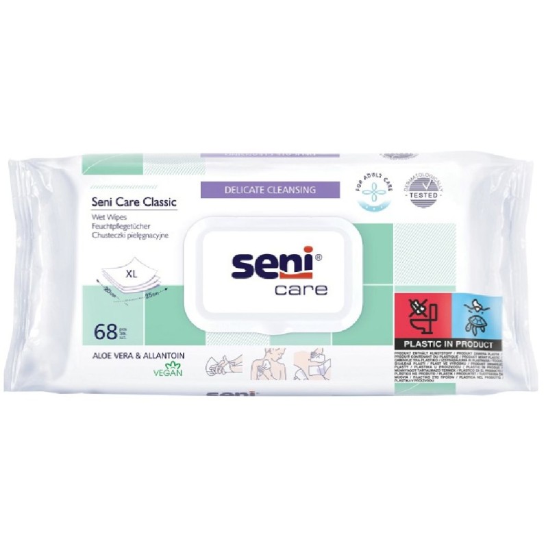 SENI CARE SERVETELE UMEDE 68BUC CLASSIC