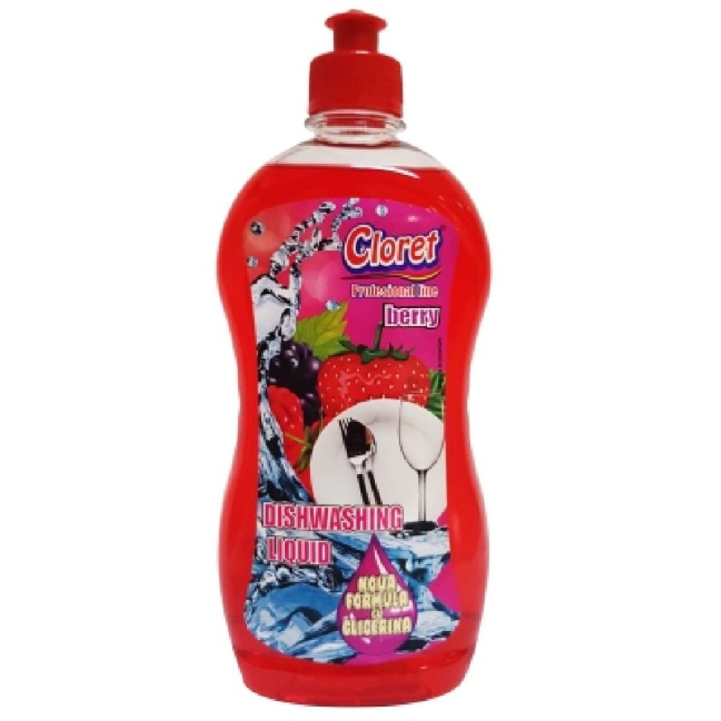 CLORET DETERGENT VASE 500ML BERY
