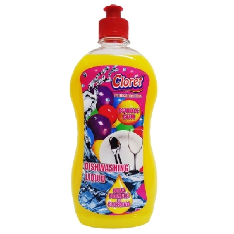 CLORET DETERGENT VASE 500ML BUBBLE GUM