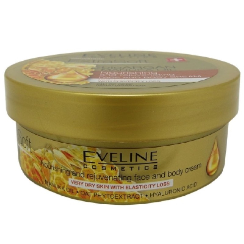 EVELINE CREMA EXTRA SOFT BIO 175ML ARGAN&MANUKA OIL
