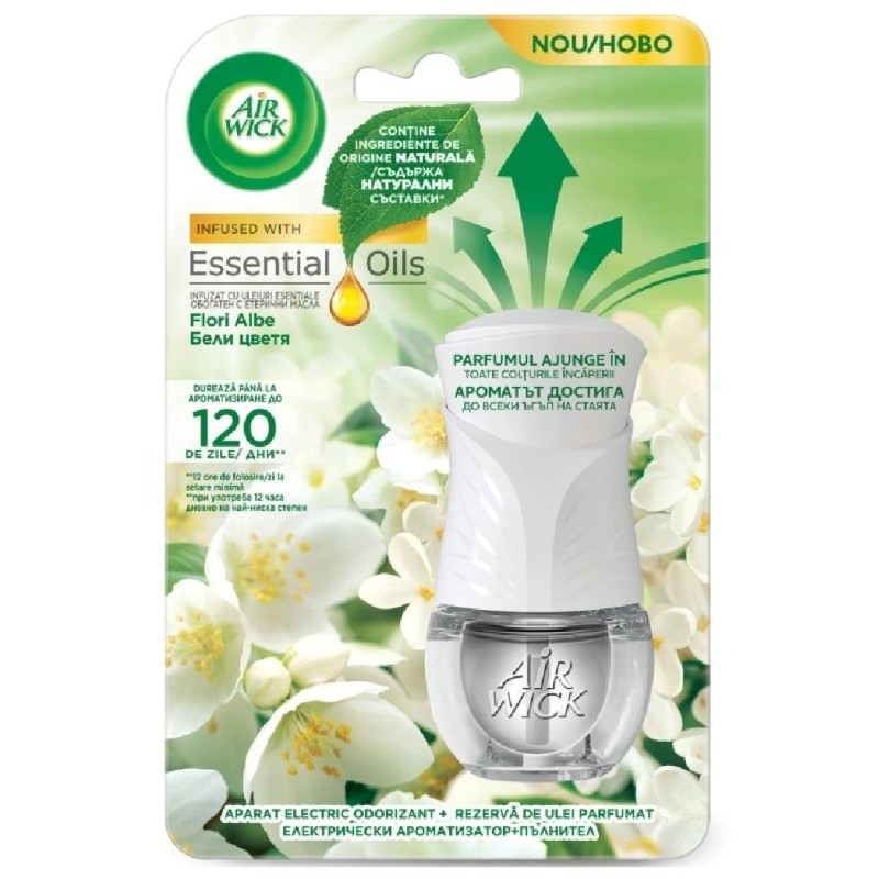 AIRWICK ODORIZANT AP+REZ 19ML WHITE FLOWER