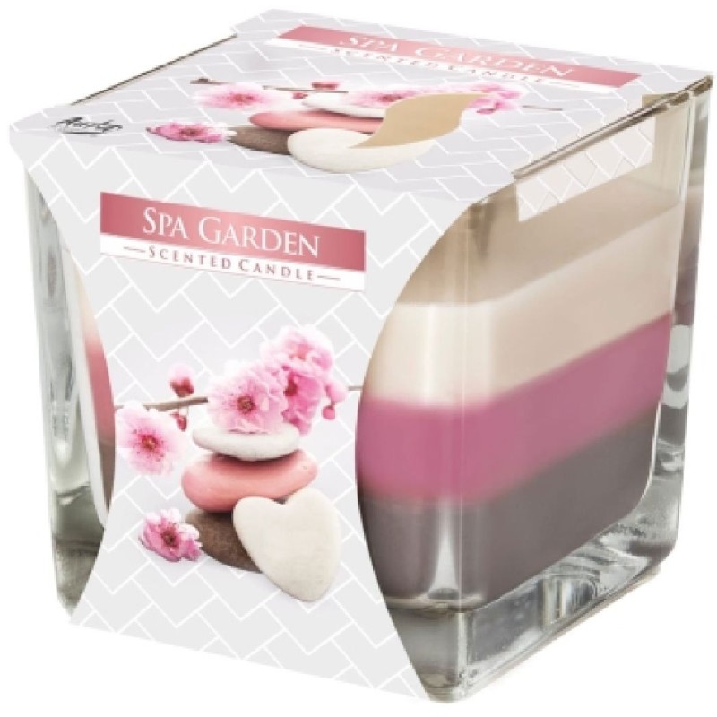 LUMANARE PARFUMATA IN PAHAR IN TREI CULORI SNK80-254 SPA GARDEN