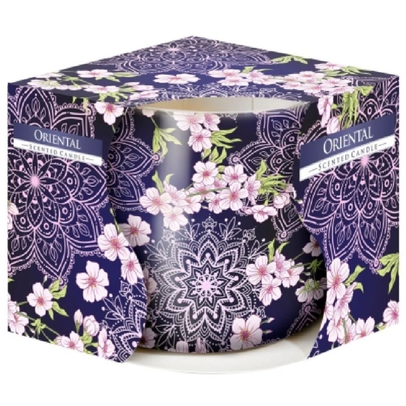 LUMANARE PARFUMATA IN PAHAR IMPRIMAT SN71S-47 ORIENTAL