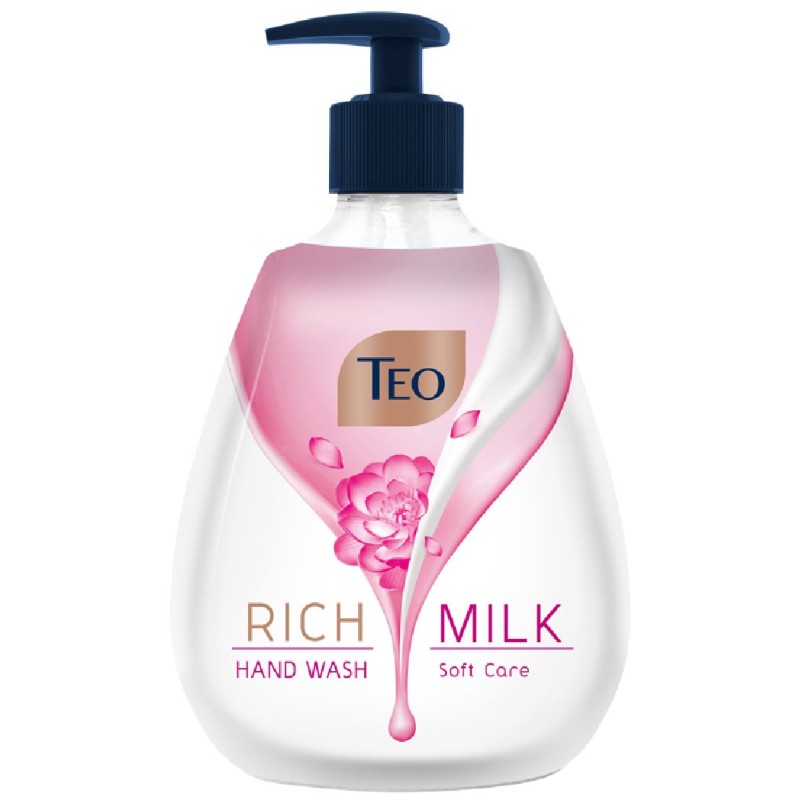 TEO SAPUN LICHID POMPA 400ML MILK RICH SOFT CARE