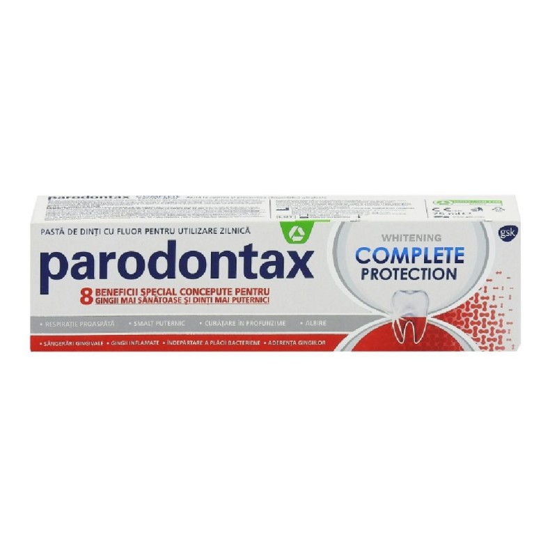 PARODONTAX PASTA DINTI 75ML COMPLETE PROTECTION WHITENING