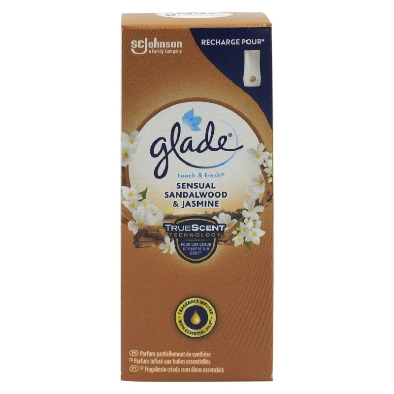 GLADE MICROSPRAY ODORIZANT CAMERA REZERVA 10ML SENSUAL SANDALWOOD&JASMINE