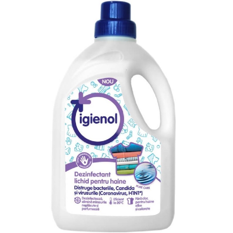 IGIENOL DEZINFECTANT HAINE 1.5L PURE CARE