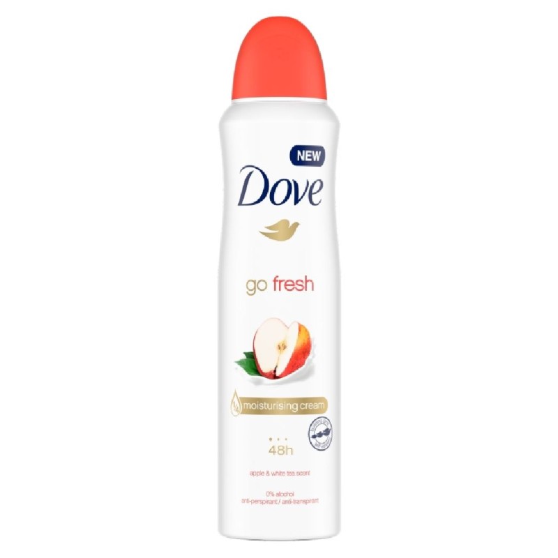 DOVE ANTIPERSPIRANT DEO 150ML GO FRESH APPLE