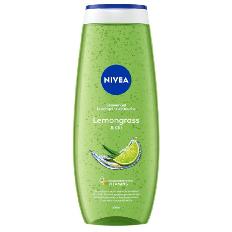 NIVEA GEL DUS 500ML LEMONGRASS & OIL