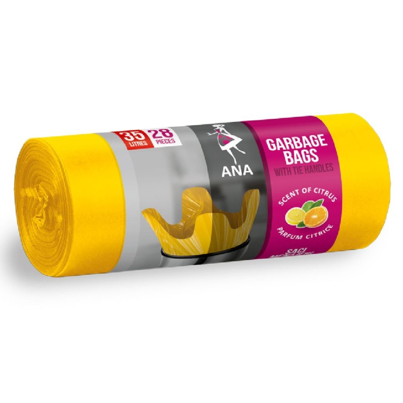 ANNA SACI MENAJ HDLD LAMAIE 35L/28BUC CU URECHI