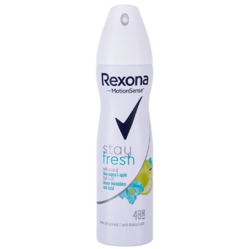REXONA ANTIPERSPIRANT DEO 150ML BLUE POPPY APPLE