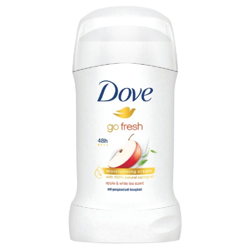 DOVE ANTIPERSPIRANT STICK 40ML GO FRESH APPLE TEA SCENT