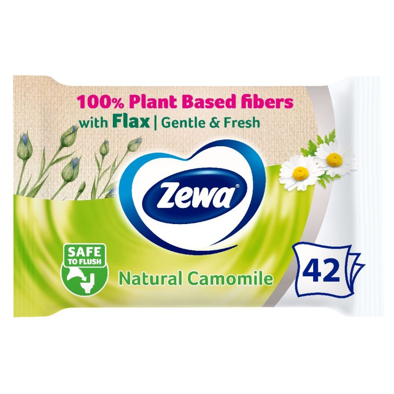 ZEWA HARTIE IGIENICA UMEDA 42BUC CAMOMILE
